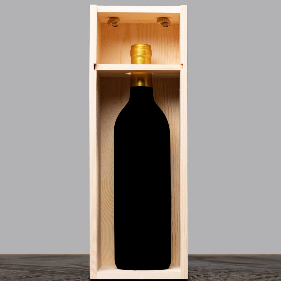 Wine More Cellars Logo Gift Box (Single/Wooden)